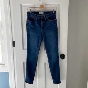 Madewell High Rise Skinny Jeans